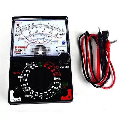 ANALOG MULTIMETER YX-360TR Fuse Diode Protection DC & AC - image 2