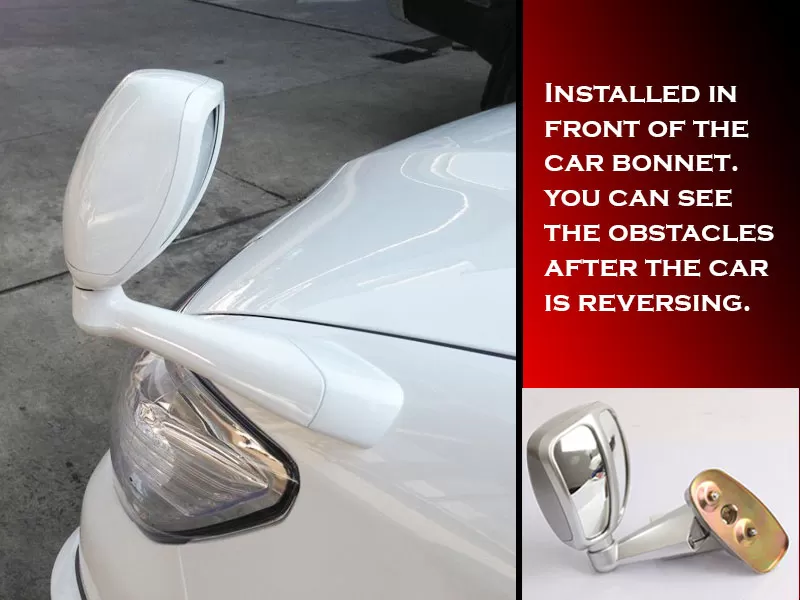 Feelitson Car Front Fender Wide Angle Mirror Universal - image 2