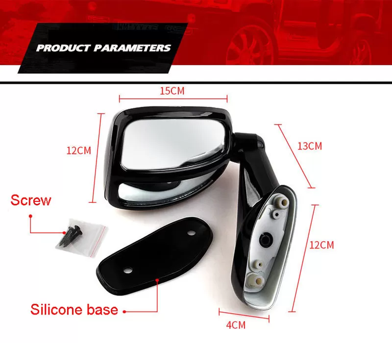 Feelitson Car Front Fender Wide Angle Mirror Universal - image 3
