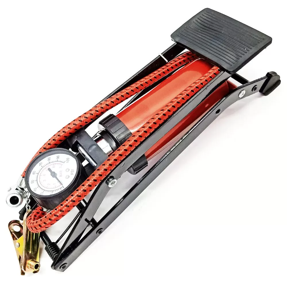 Bicycle Air pump Foot pump car motorbike Ball - image 2