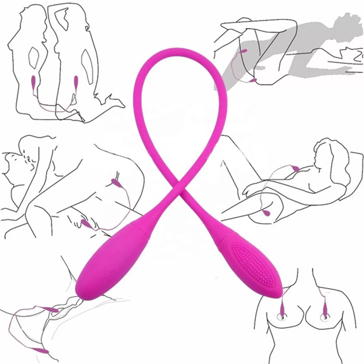 Hot Long Double Headed Vibrator sex toy - image 2