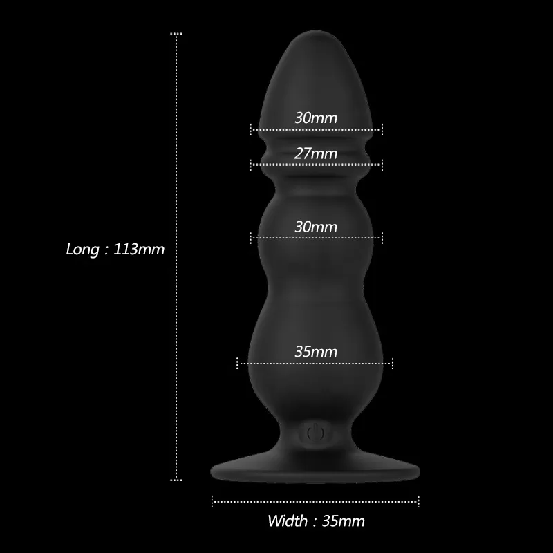 Wireless Remote Control Anal Plug vibrator sex toy - image 2