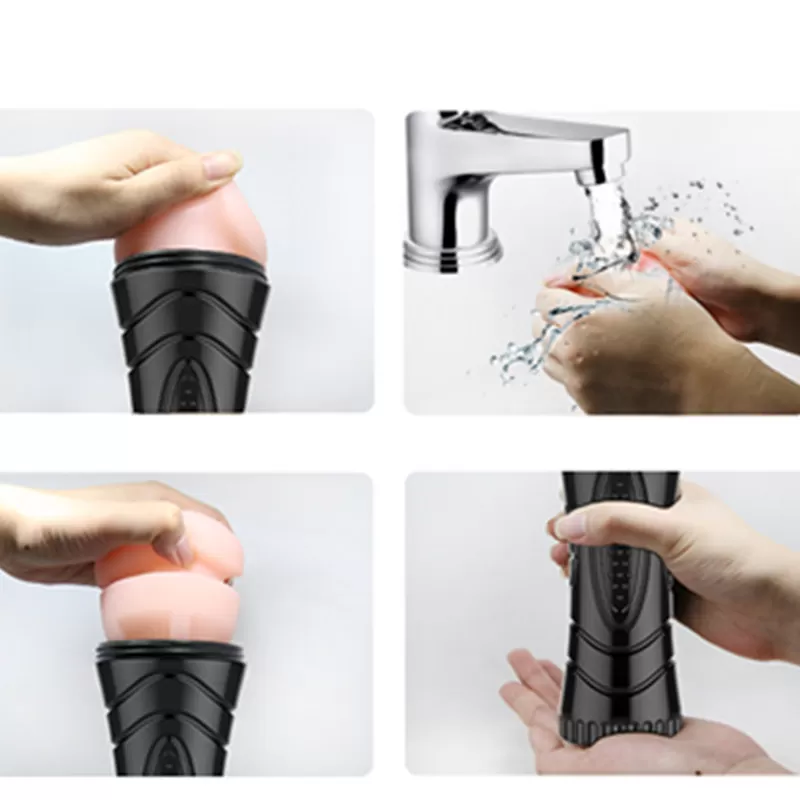 Realistic Vagina Pussy with vibrate men sex toy - image 2