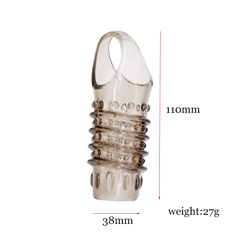 Penis enlarge Reusable Silicone Cock Ring sex toy men - image 2