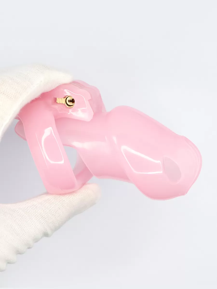 Male Chastity Cage with Binding Loop Ring - image 3