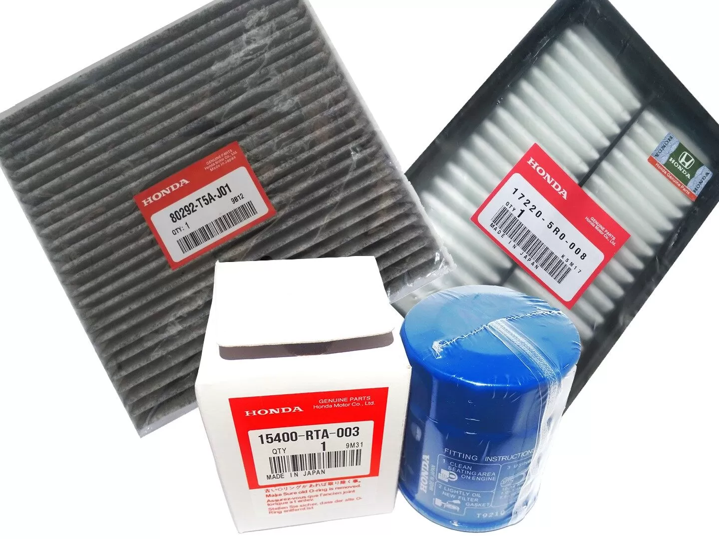 Filter pack for Honda Fit Shuttle Freed Grace HR-V Vezel