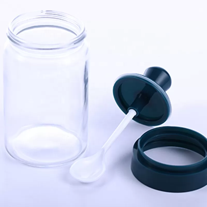 300ml Glass spicy Bottles with Spoon, Oil Brush - image 3