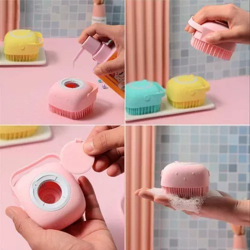Silicone Exfoliating Bath & Shower Brush - image 2