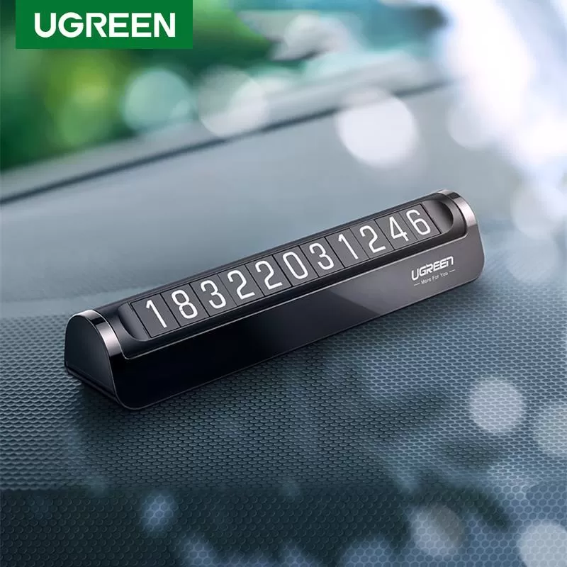 Smart Car Temporary Parking Card Phone Number Plate - image 5