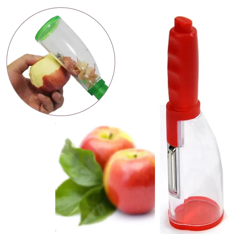 Multifunctional Storage Peeler  With Trash Can - image 3