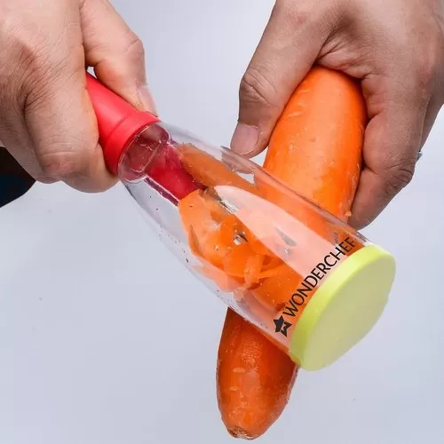 Multifunctional Storage Peeler  With Trash Can - image 4