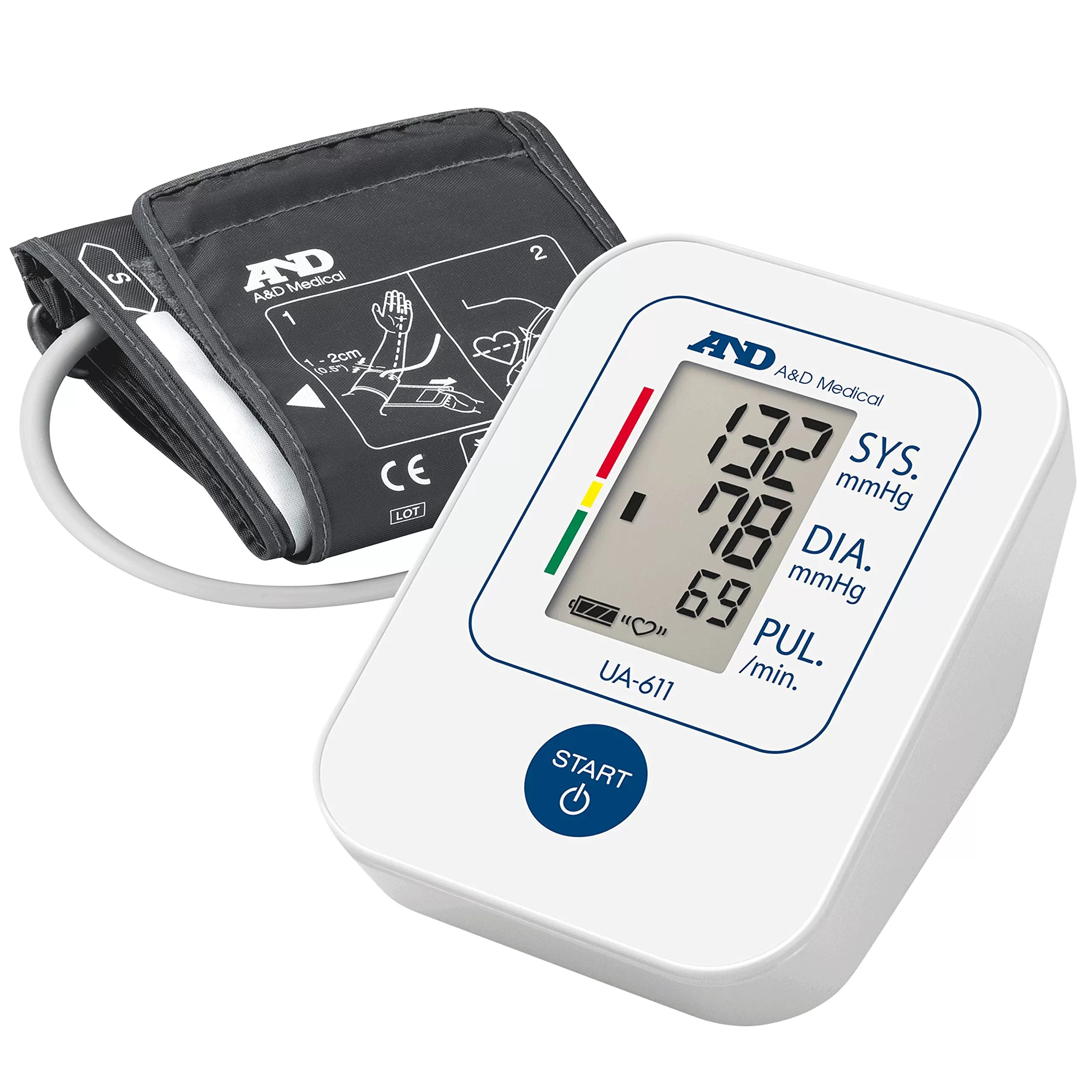 A&D Blood Pressure Monitor Model: UA-611 Digital