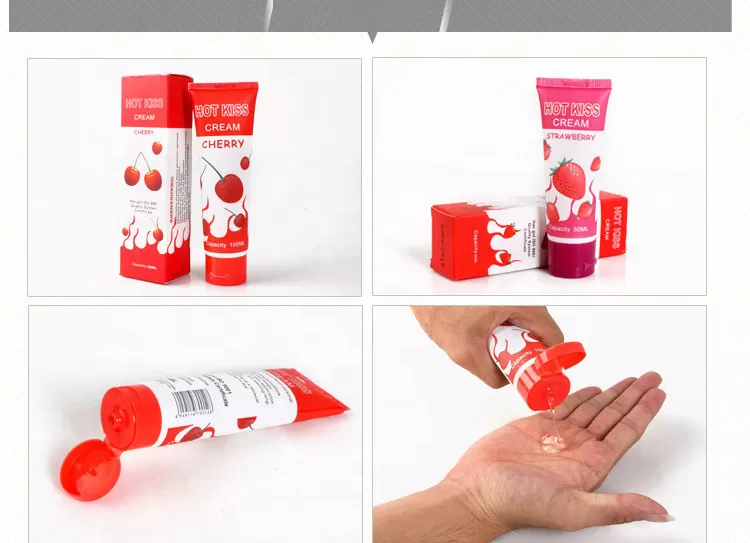 Lubricant Personal Oil Water Based Lube Hot Kiss - image 2