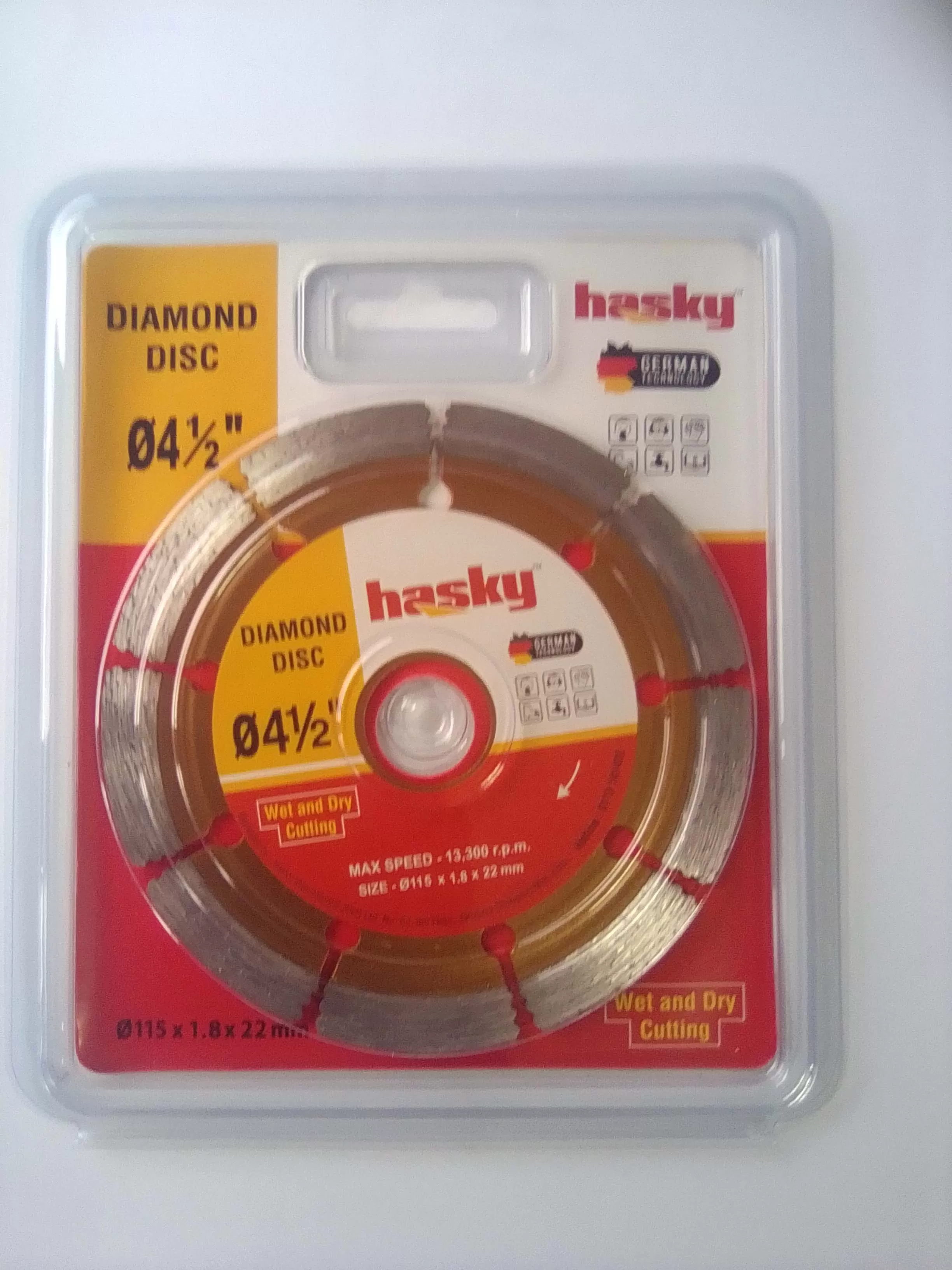 Hasky Diamond Cutting Disc 4 1/2" - image 4