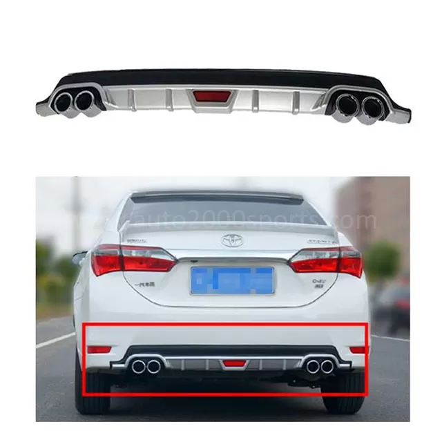 Universal Car Rear Bumper Diffuser - image 3