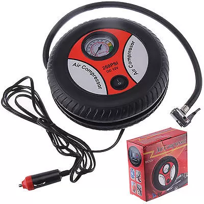 Portable Mini Air Compressor 260PSI DC12V - image 2