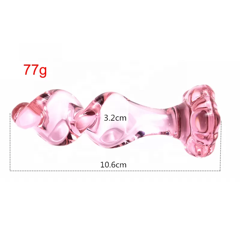 Crystal Glass Flower Butt Plug sex toy - image 3