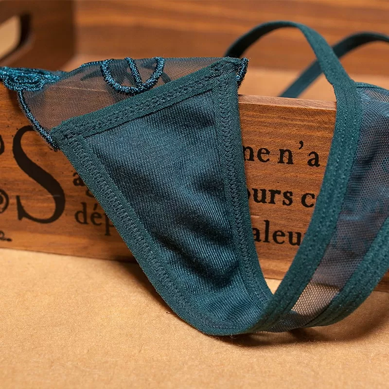 Sexy Lace Thong G String embroider panty - image 4