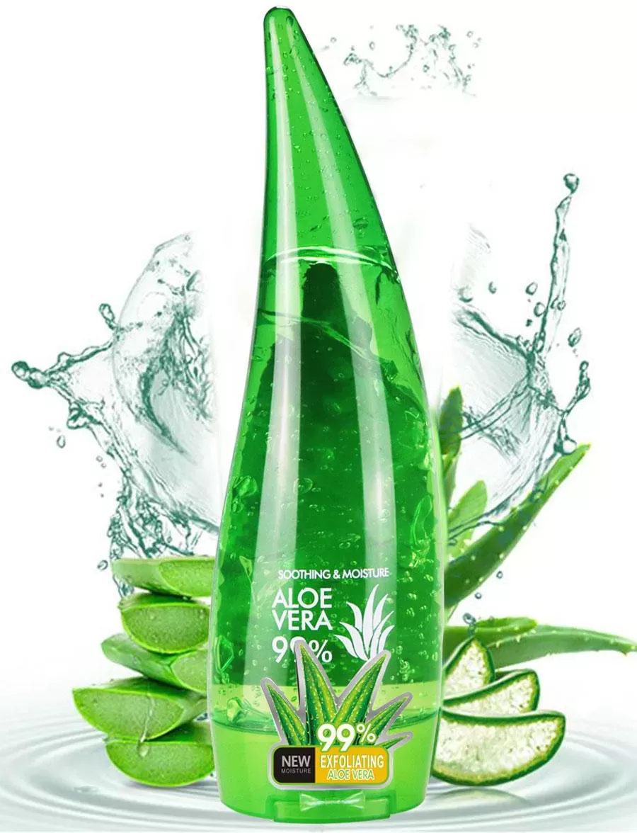Aloe vera soothing gel 99 සම වියලීම වළක්වයි.