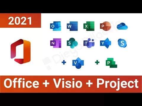 MSOffice + Visio + Project 2021 Pro Plus for Windows