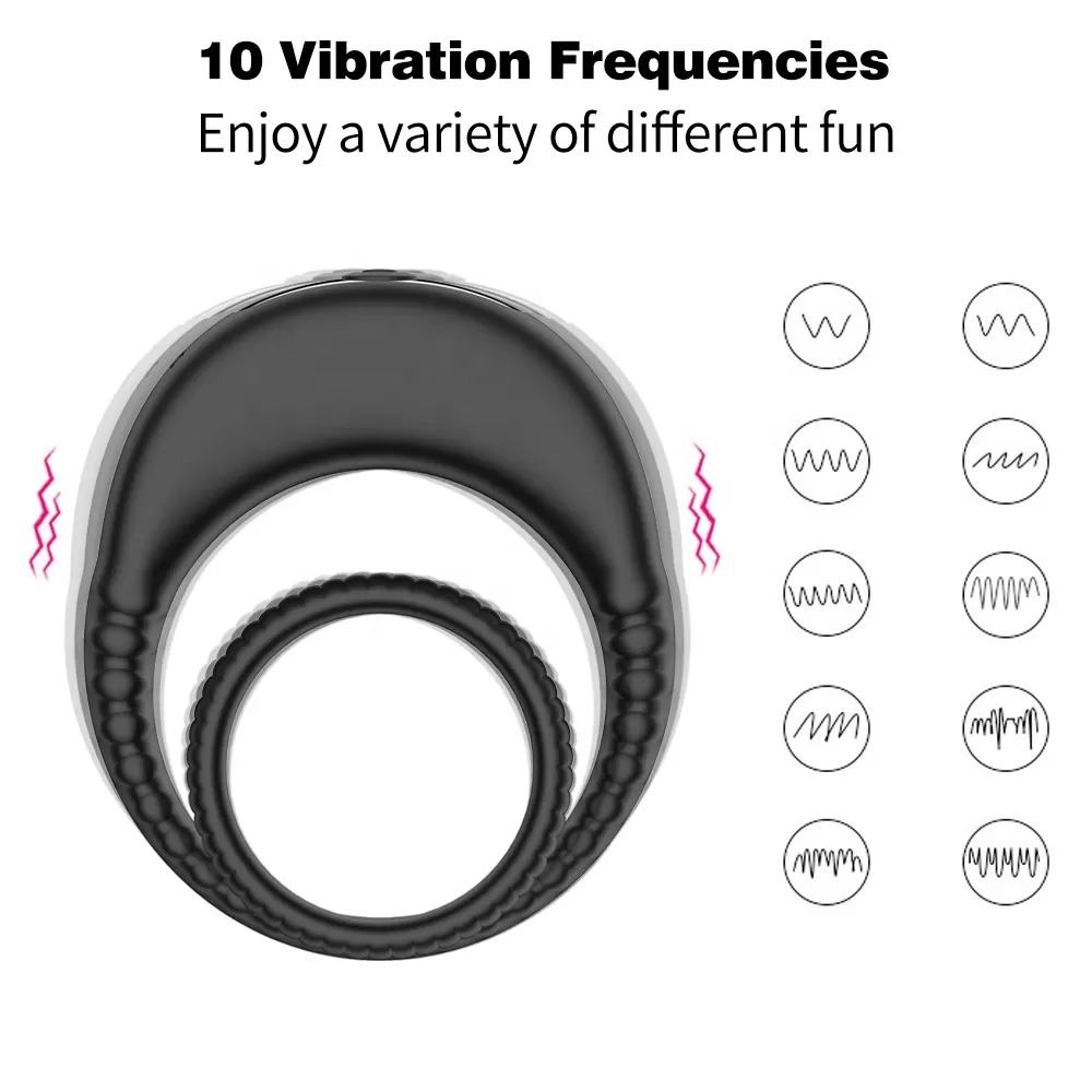 rechargeable vibrate cock ring sex toy - image 4