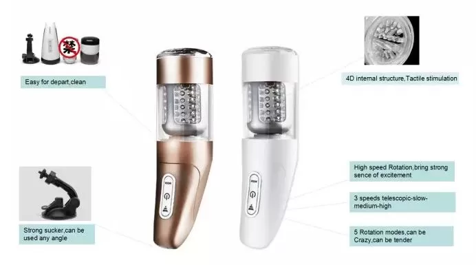 Auto up and down masturbation vibrate and rotate sex toy - image 3