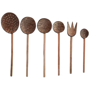 E&C Coconut Shell Spoon Set
