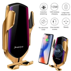 10w wireless auto clamp car mobile charger