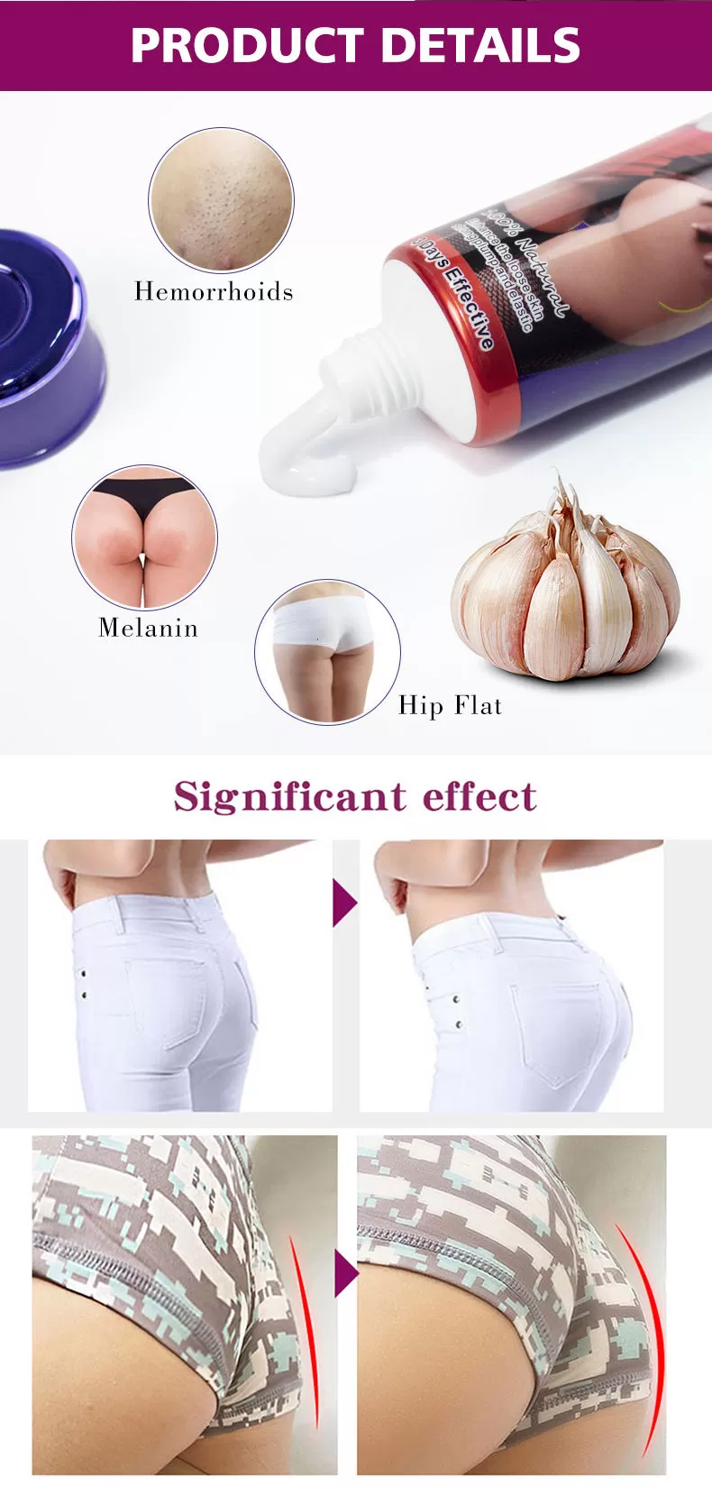 GARLIC HIPENLARGEMENT LIFTING FIRMING CREAM - image 6