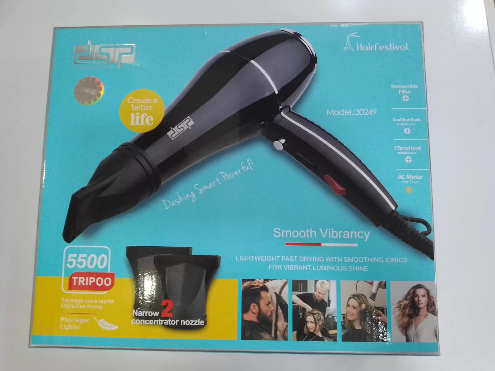 DSP Hair Dryer 1250W - image 5