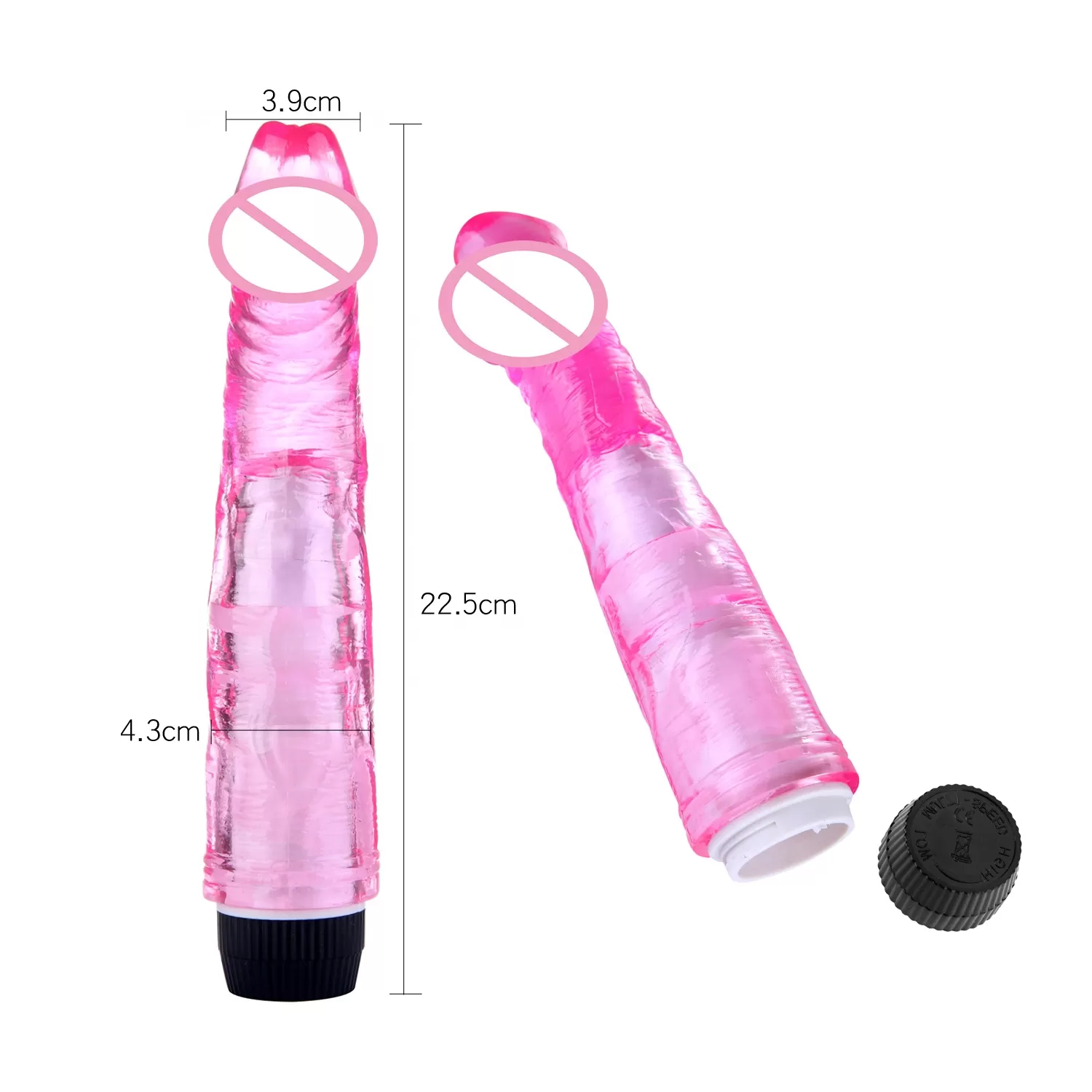 9 inch silicon vibrate dildo sex toy - image 2