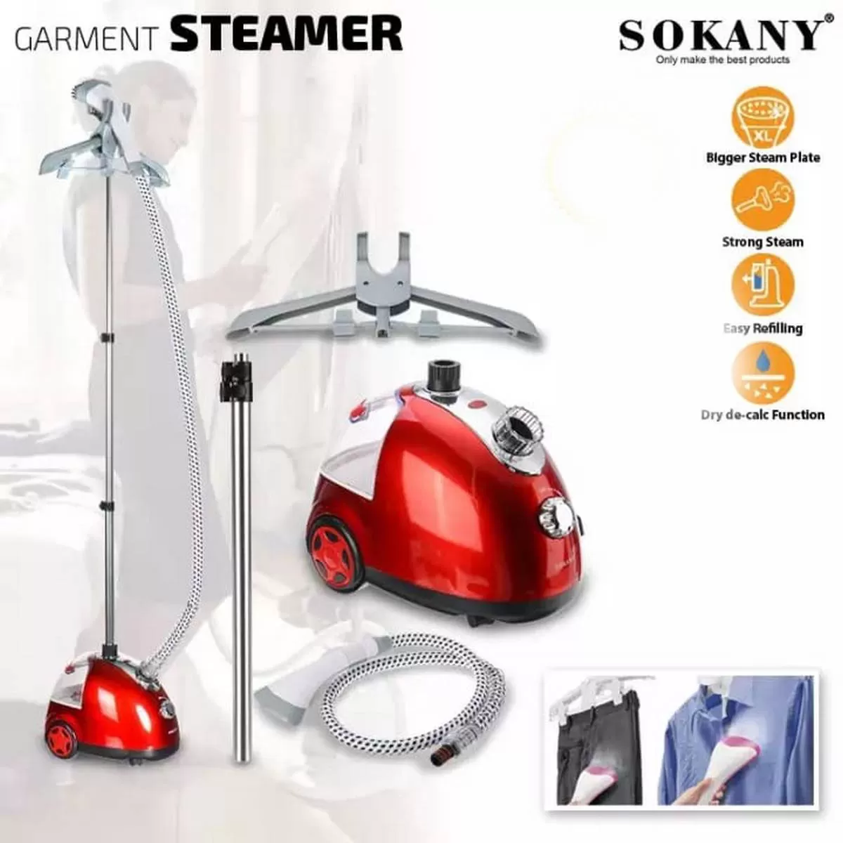 Sokany Garment Steamer 1.6L 2000W SK-4002 - image 1