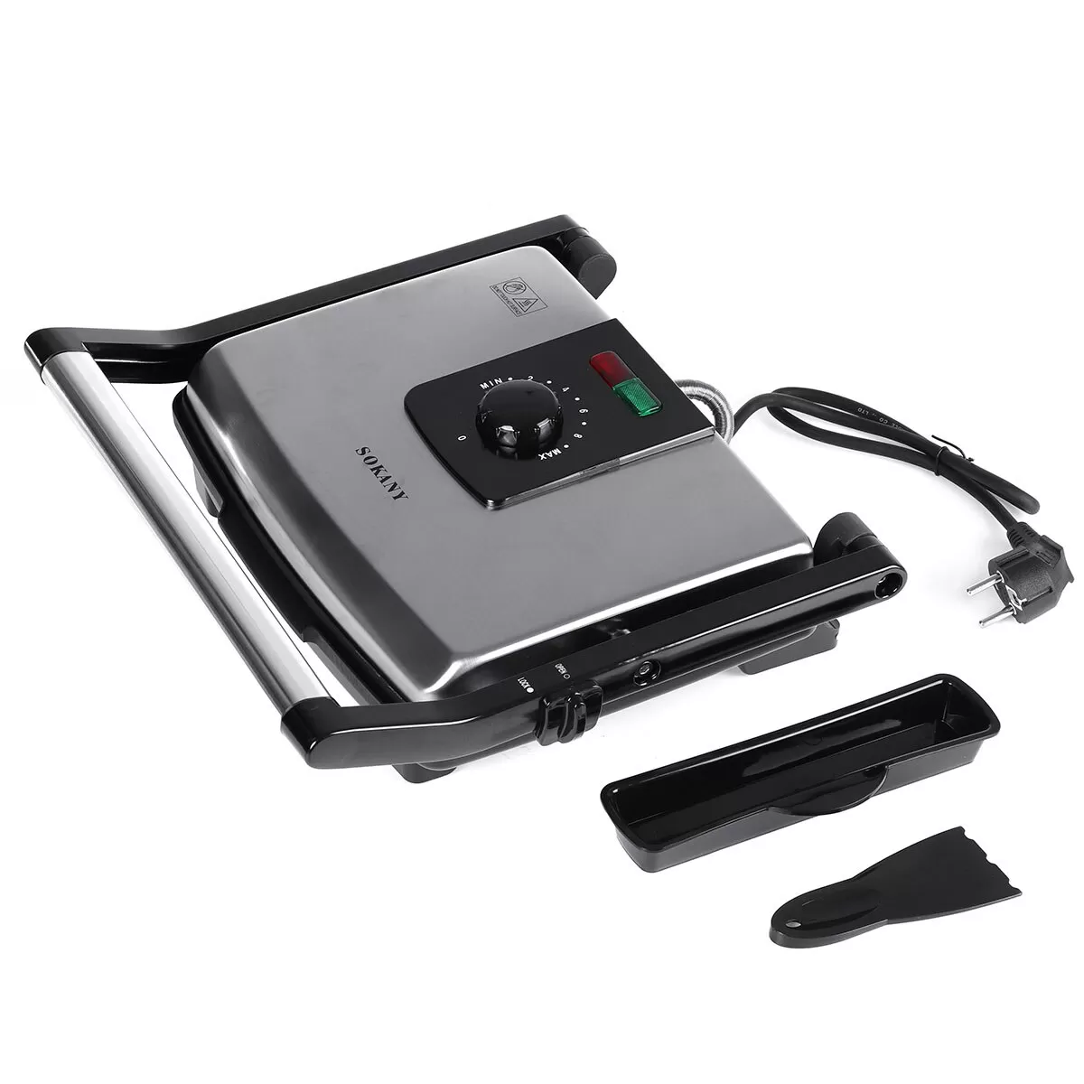 Sokany KJ-202 Stainless Steel Sandwich Maker and Grill - image 1