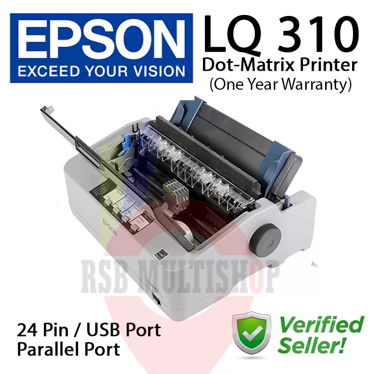 EPSON LQ 310 Printer Dot matrix 24 pin Bill printer - image 2