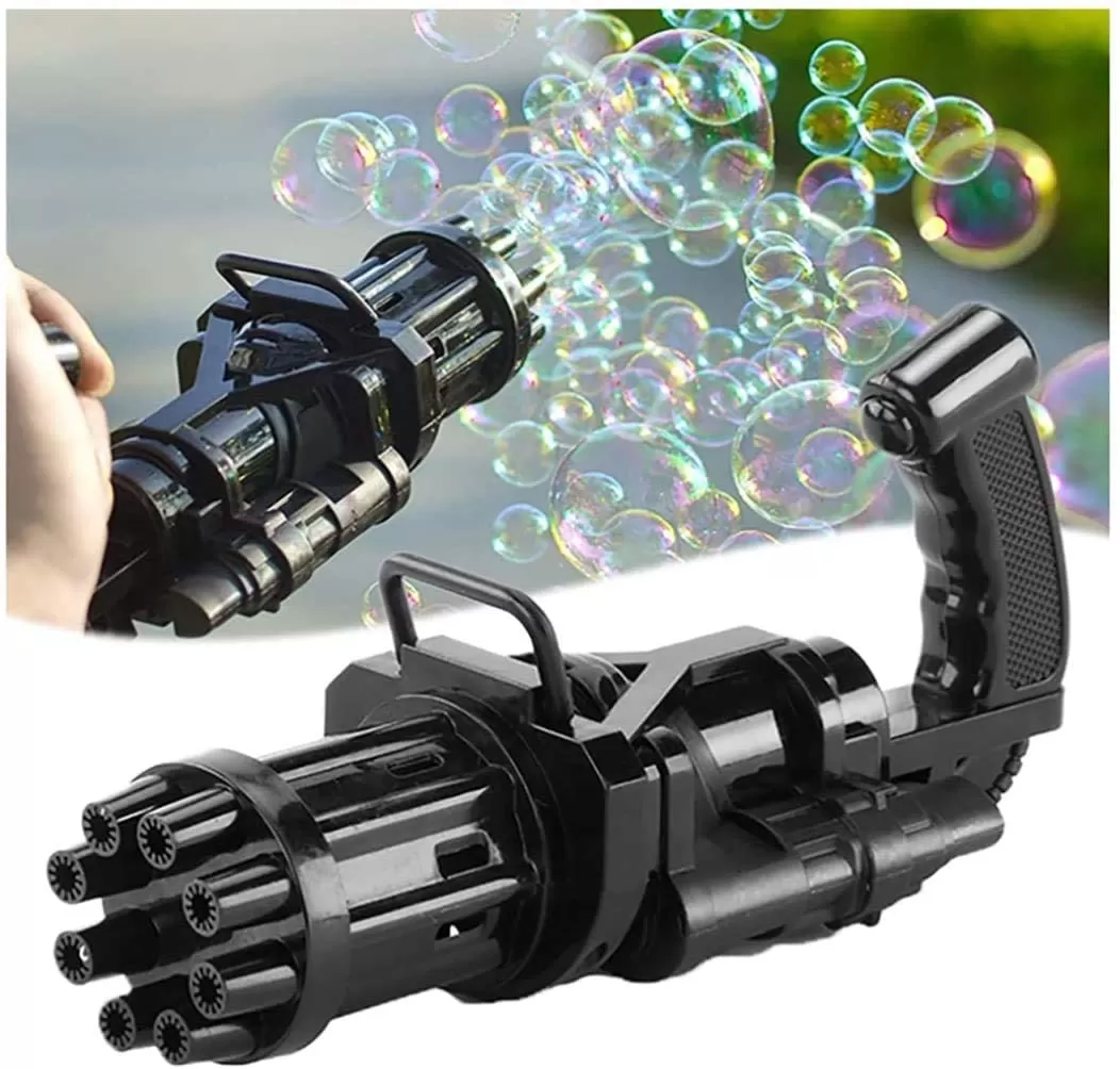 Toys Gatling bubble gun electric  blowing machine - image 5