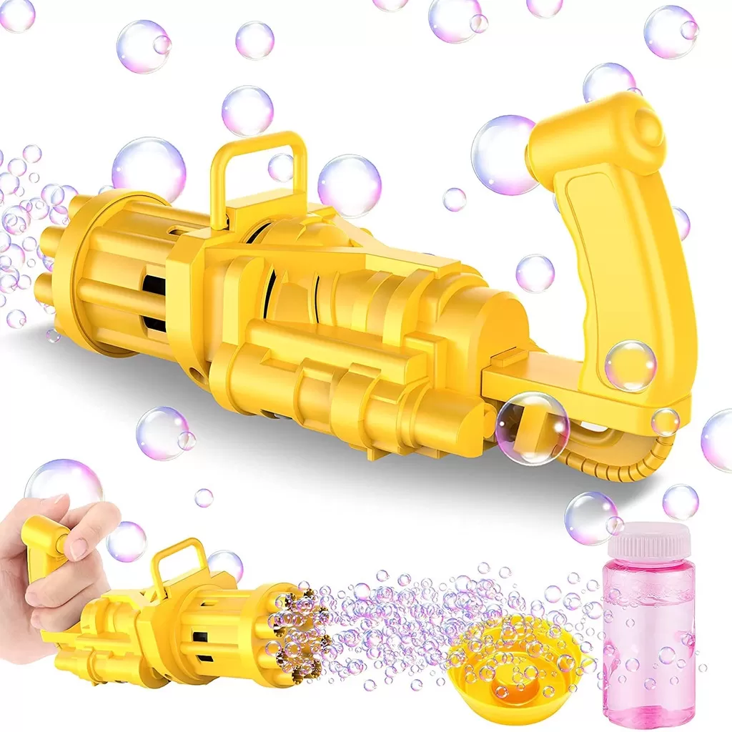 Toys Gatling bubble gun electric  blowing machine - image 3