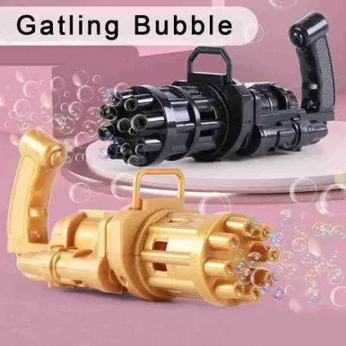 Toys Gatling bubble gun electric  blowing machine - image 4