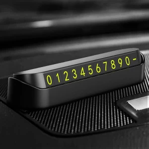 Car Temporary Parking Card Hidden Mobile Phone Number
