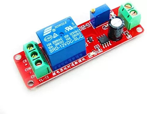 DC 5V 12V Delay Relay Shield Module NE555 Timer Switch - image 4