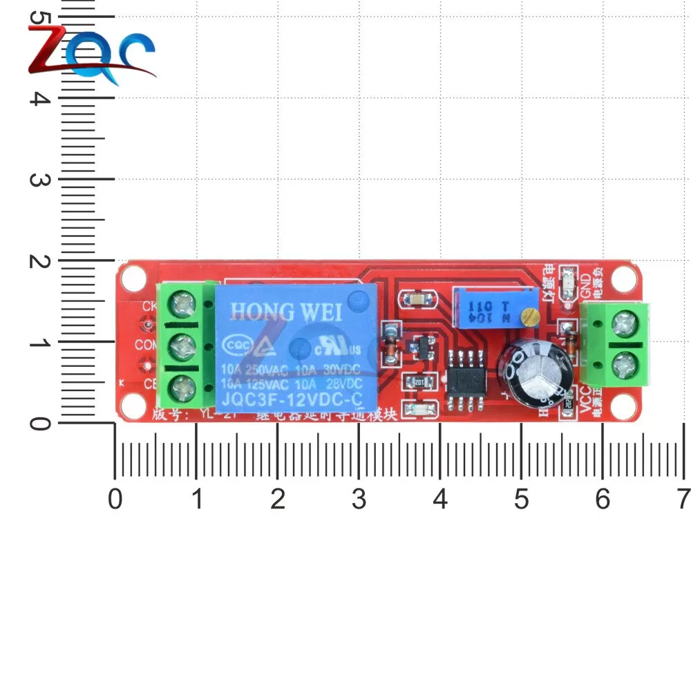 DC 5V 12V Delay Relay Shield Module NE555 Timer Switch - image 5