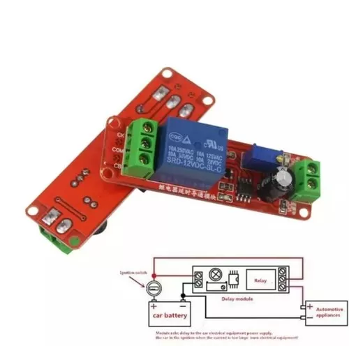 DC 5V 12V Delay Relay Shield Module NE555 Timer Switch - image 6