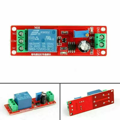DC 5V 12V Delay Relay Shield Module NE555 Timer Switch - image 7