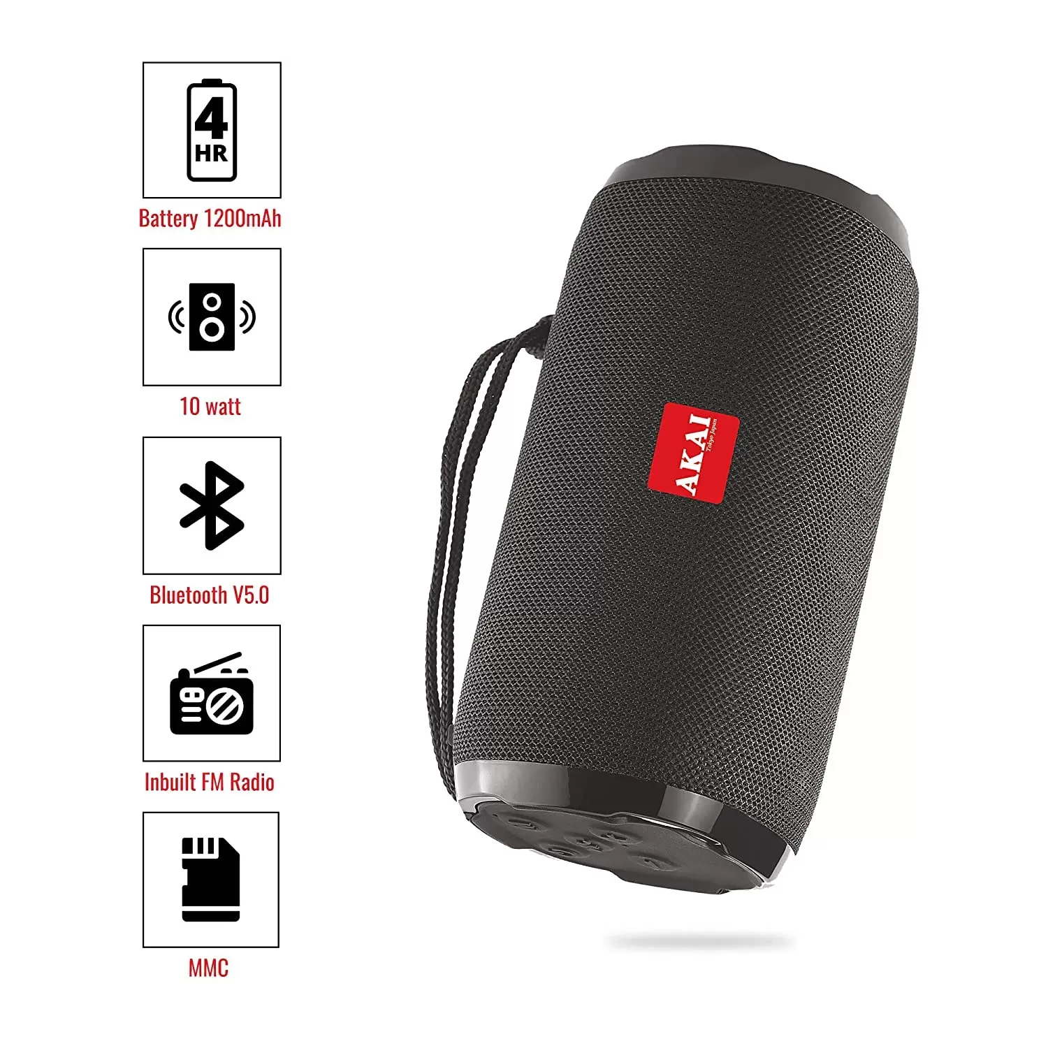 AKAI BT SPEAKER – BASS DRUM