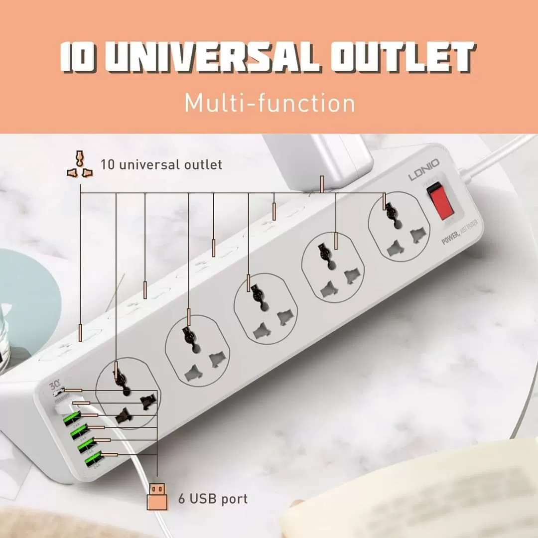 LDNIO UNIVERSAL POWER SOCKET (SC 2311) - image 6