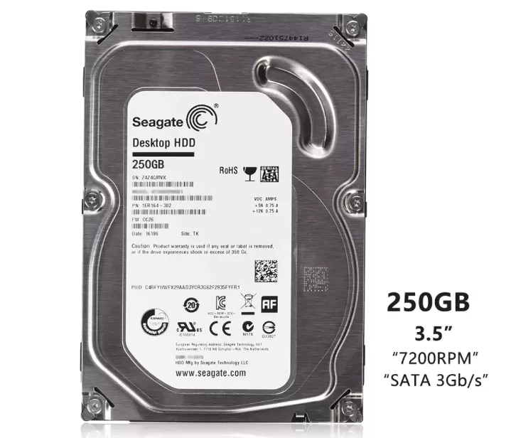250GB computer internal hard disk drive - image 2