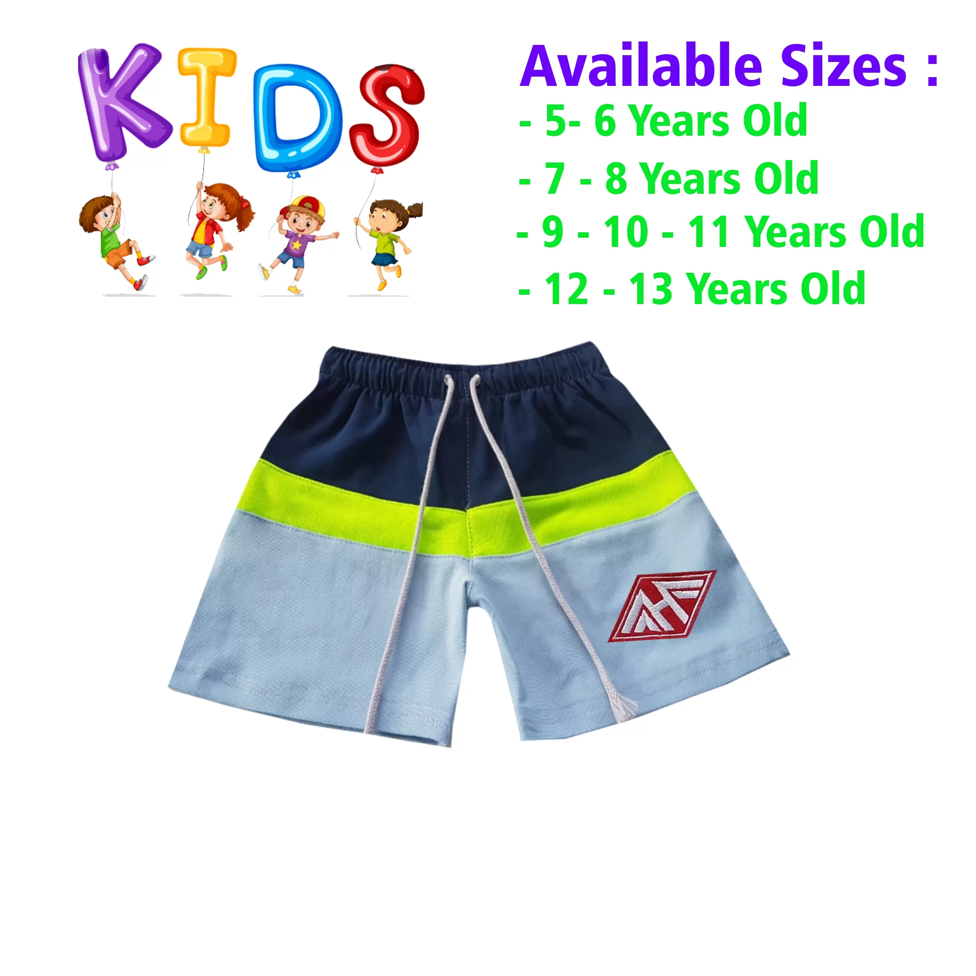 12-13 yrs Unisex Kids Boy & Girl Cotton Short - - image 1