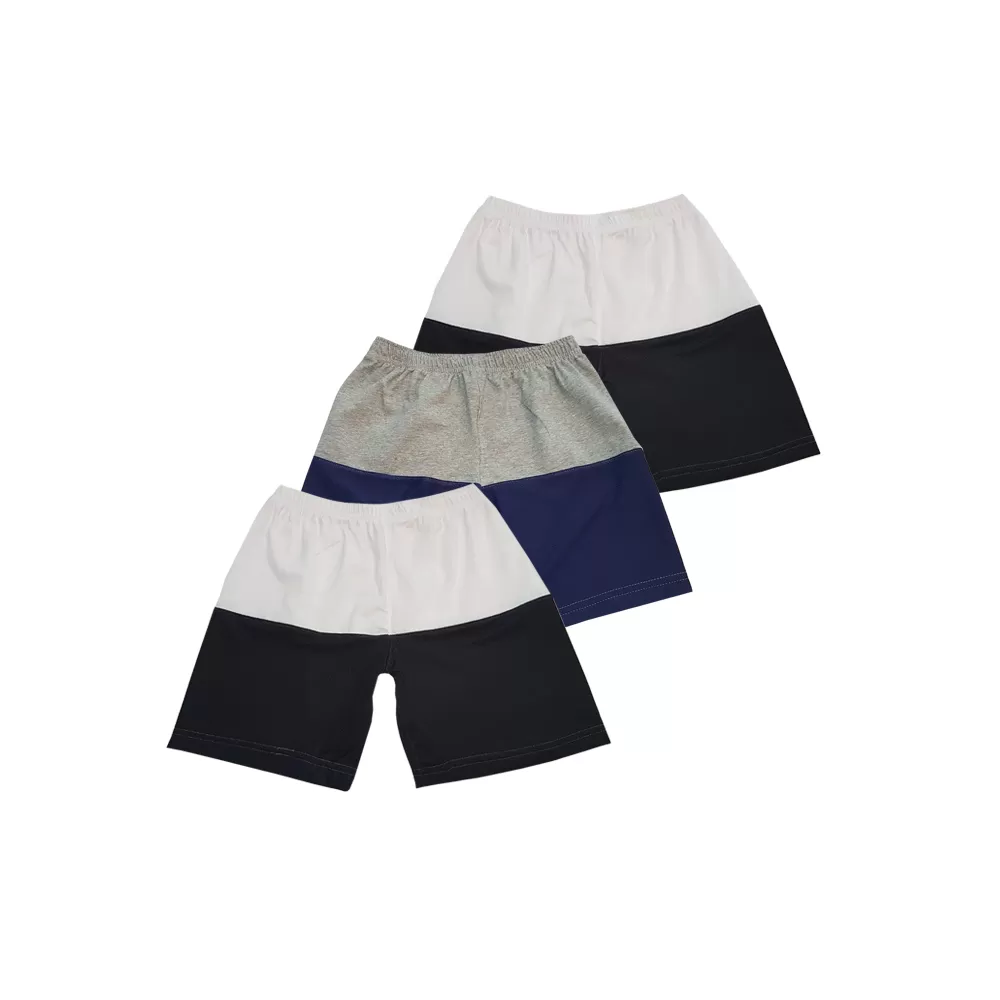 One size Boyand GirlCotton Short Pant - 3 Pack