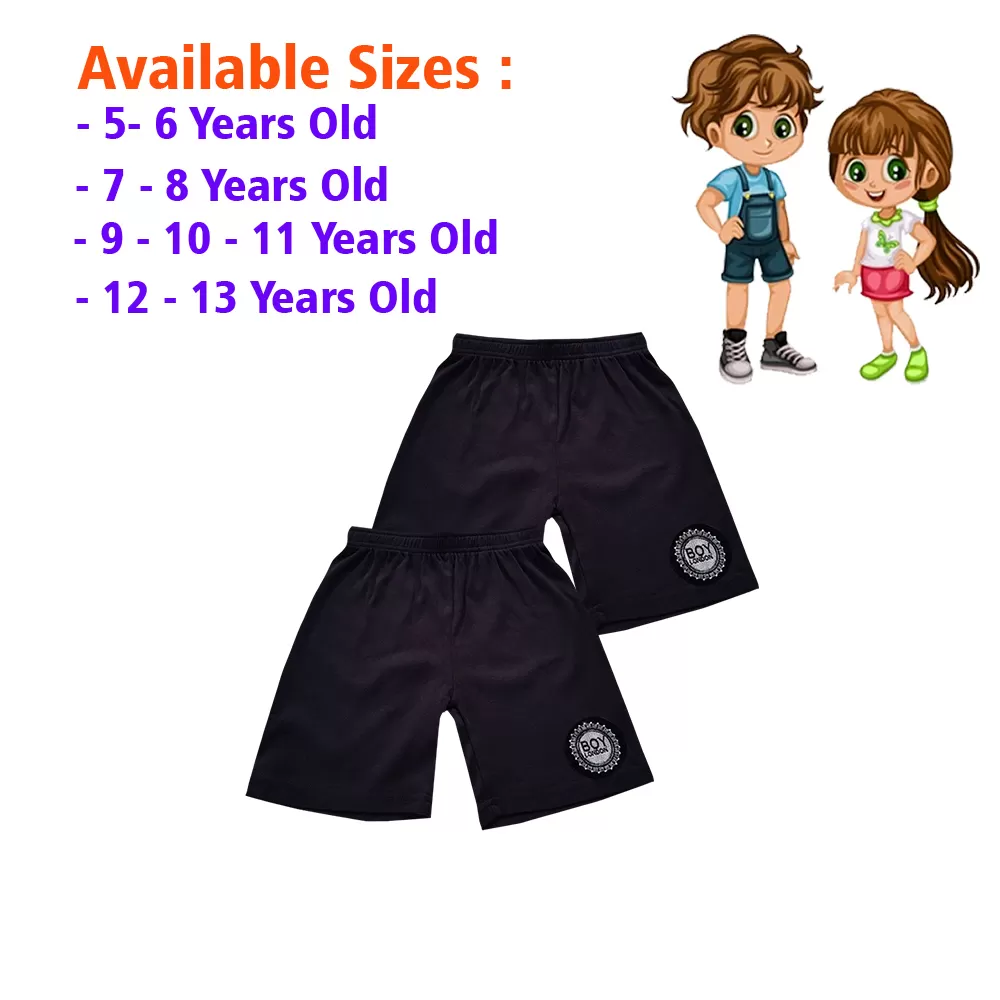 5-6 yrs Unisex Kids Boy & Girl Cotton Short - 2 PACK - image 1