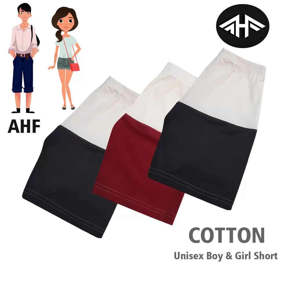 One size Boyand GirlCotton Short Pant - 3 Pack
