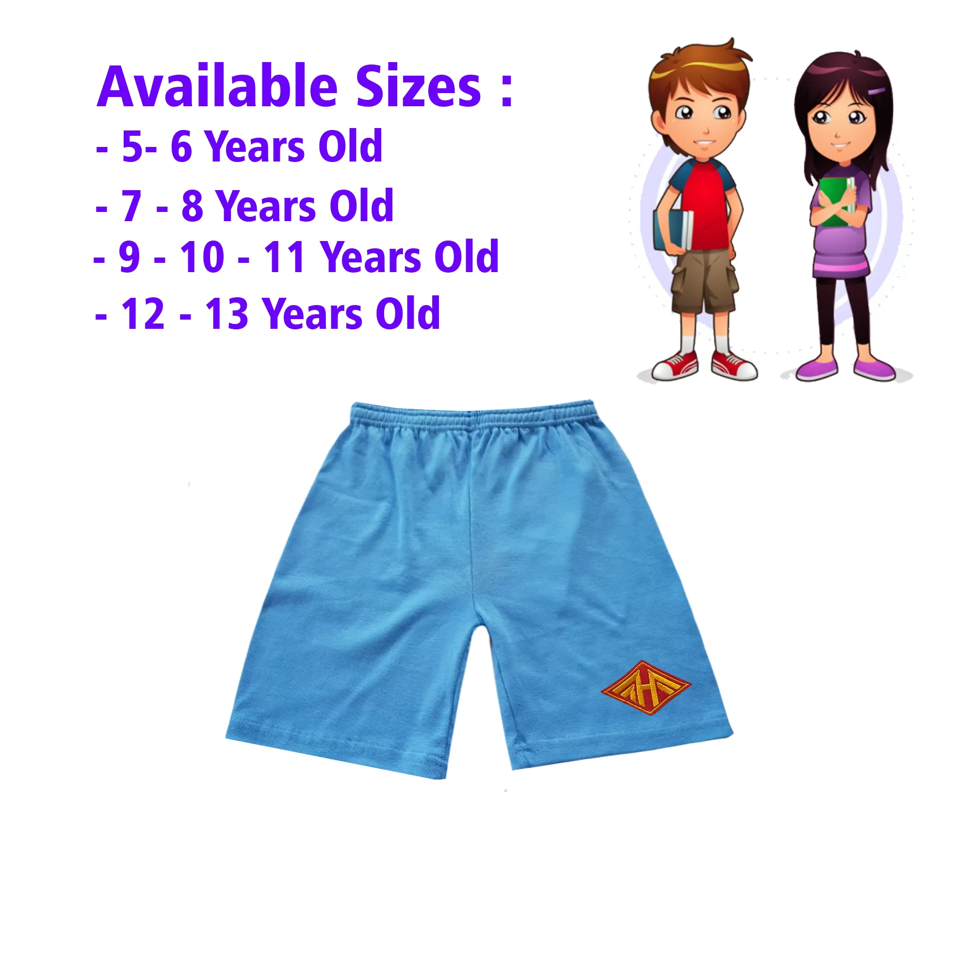 5-6 yrs Unisex Kids Boy & Girl Cotton Short - 1 PACK - image 1